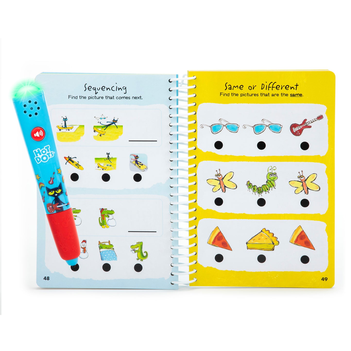 Hot Dots® Pete the Cat® Preschool Reading & Math