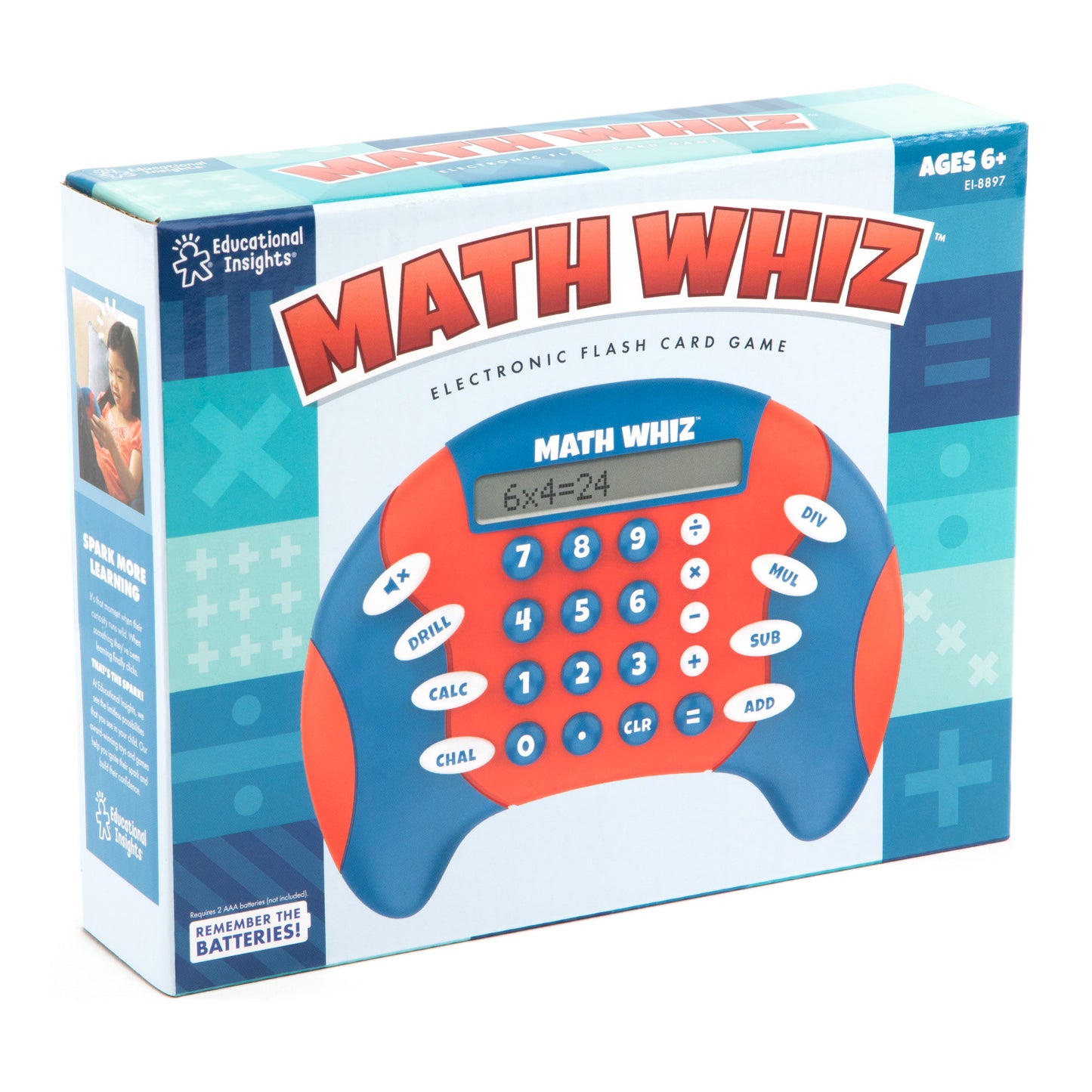 Math Whiz™ Handheld Electronic Math Game