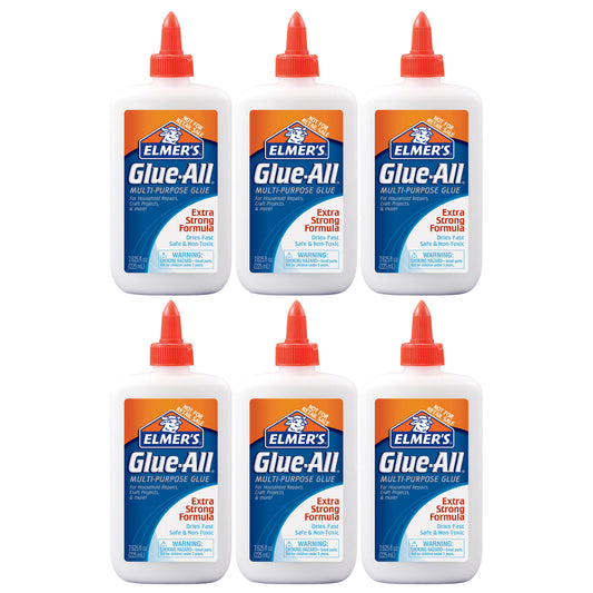 Glue-All Multi-Purpose Liquid Glue, 7-5/8 oz, Pack of 6