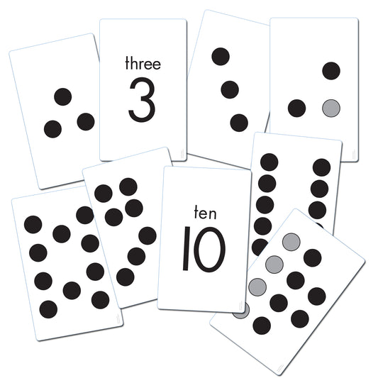 Subitizing Activity Cards, Grades K-1, 38 Per Pack, 3 Packs