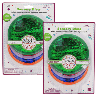 Scaly Stuff Sensory Discs, 3 Per Pack, 2 Packs