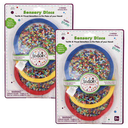 Hidden Stuff Sensory Discs, 3 Per Pack, 2 Packs