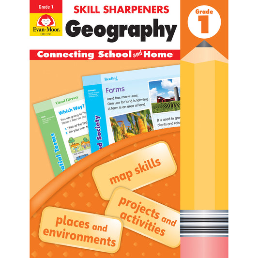 Skill Sharpeners: Geography, Grade 1 - Activity Book