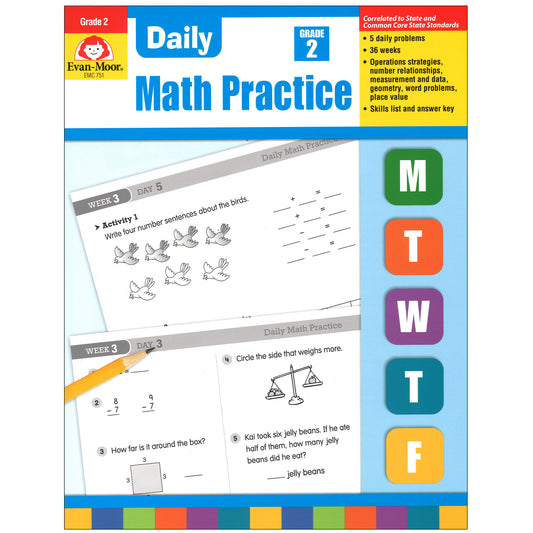 Daily Common Core Math Practice, Grade 2