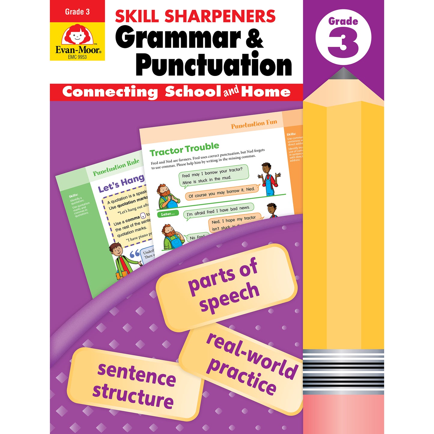 Skill Sharpeners: Grammar & Punctuation Activity Book, Grade 3