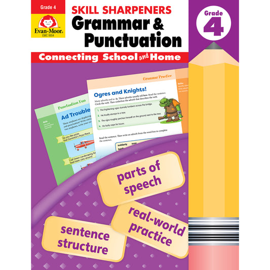 Skill Sharpeners: Grammar & Punctuation Activity Book, Grade 4