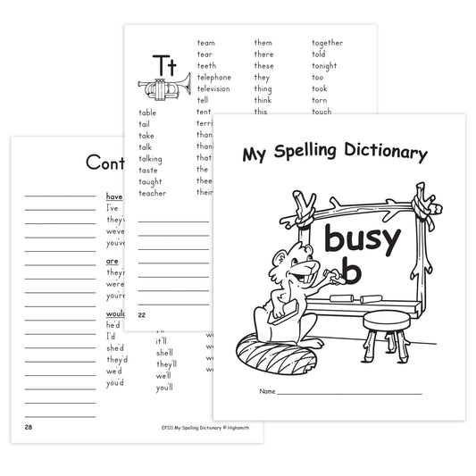 My Own Spelling Dictionary