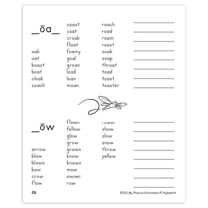 My Phonics Dictionary Book, Pack of 6