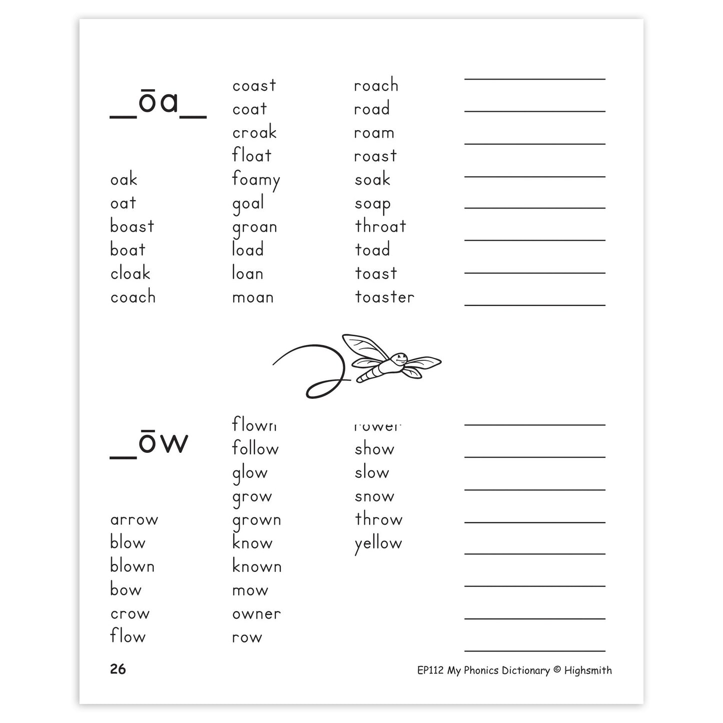 My Phonics Dictionary Book, Pack of 6