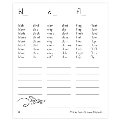 My Phonics Dictionary Book, Pack of 6