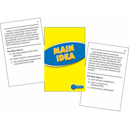 Main Idea Practice Cards, Levels 3.5-5.0