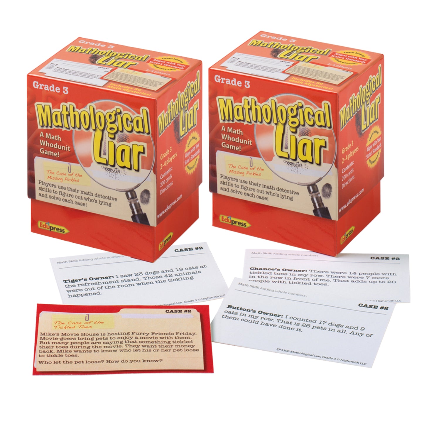 Mathological Liar Game, Grade 3, Pack of 2