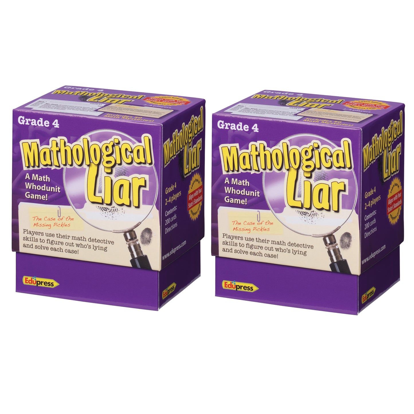 Mathological Liar Game Grade 4, Pack of 2