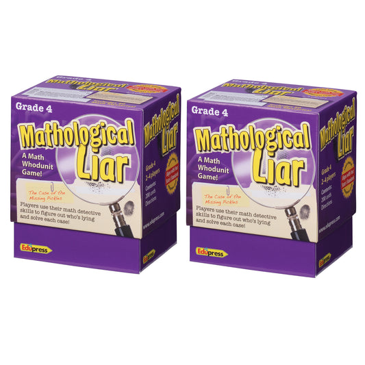 Mathological Liar Game Grade 4, Pack of 2