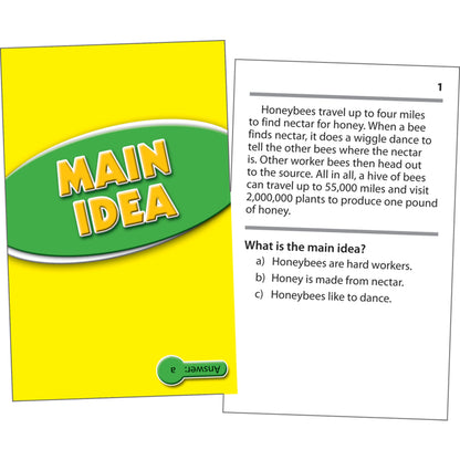 Main Idea Practice Cards, Levels 5.0-6.5