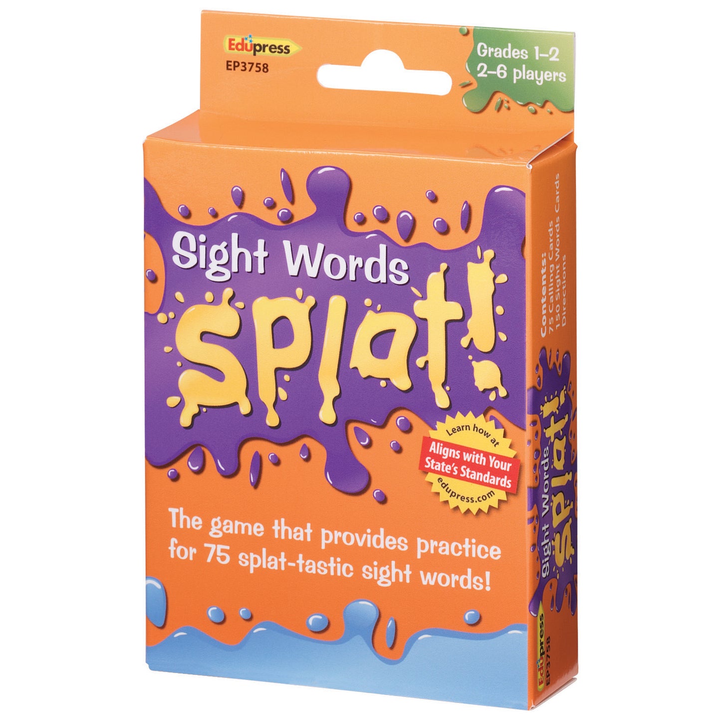 Sight Words Splat Game, Grades 1-2