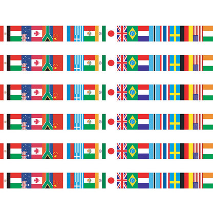 International Flags Spotlight Border™, 36 Per Pack, 6 Packs