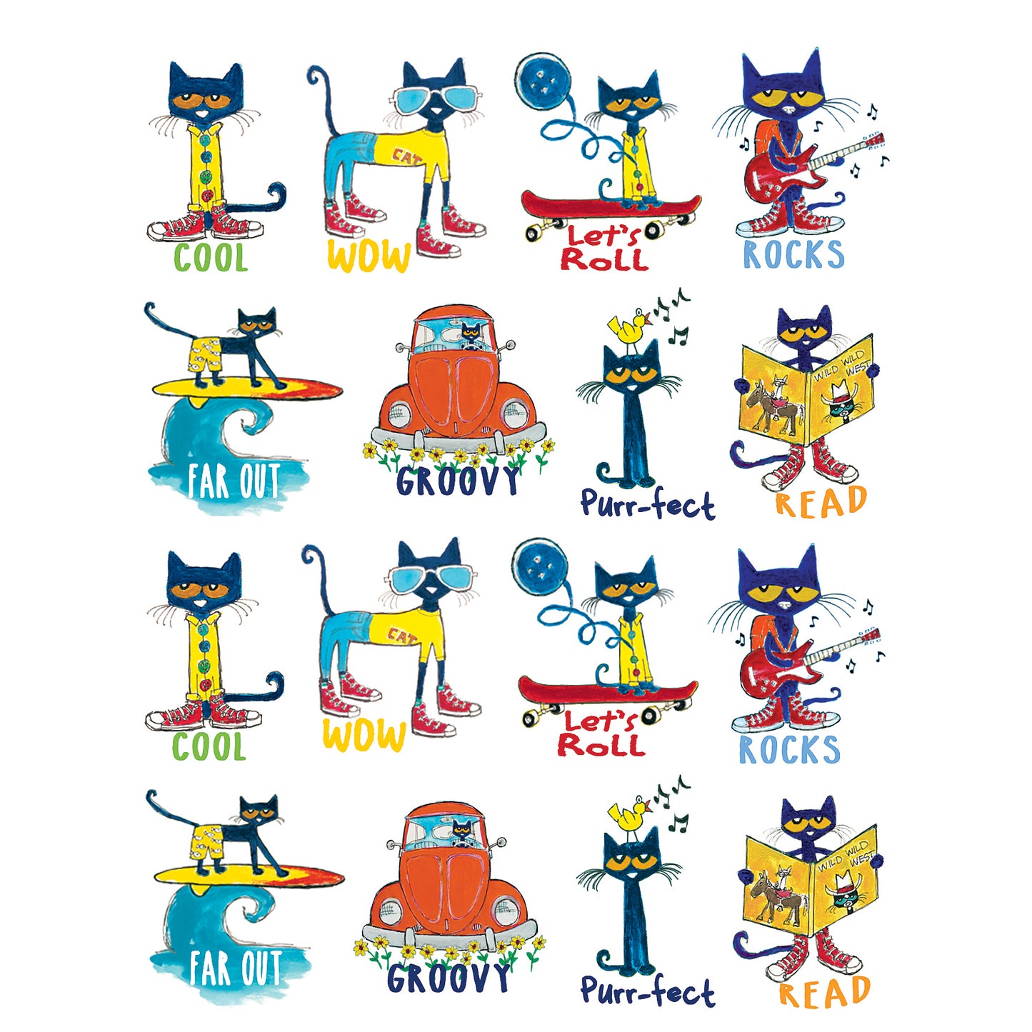 Pete the Cat® Stickers, Pack of 96