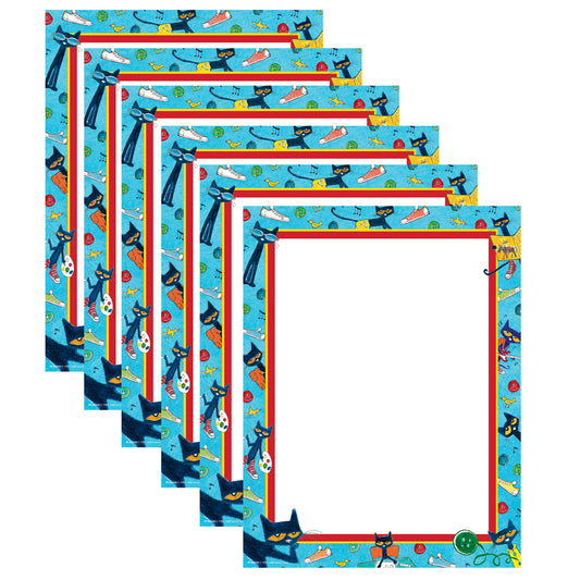 Pete the Cat® Computer Paper, 50 Sheets Per Pack, 6 Packs