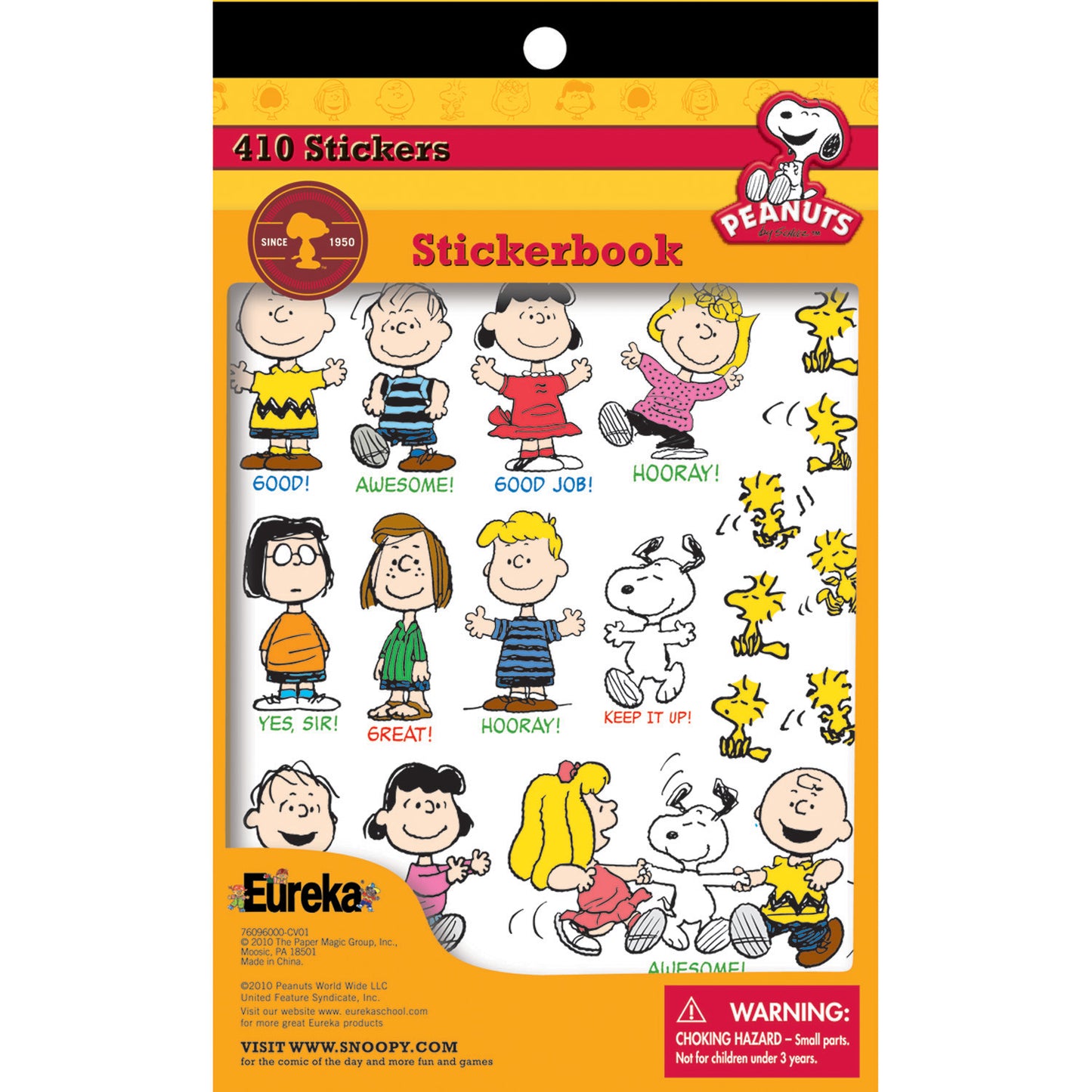 (6 EA) PEANUTS STICKER BOOK