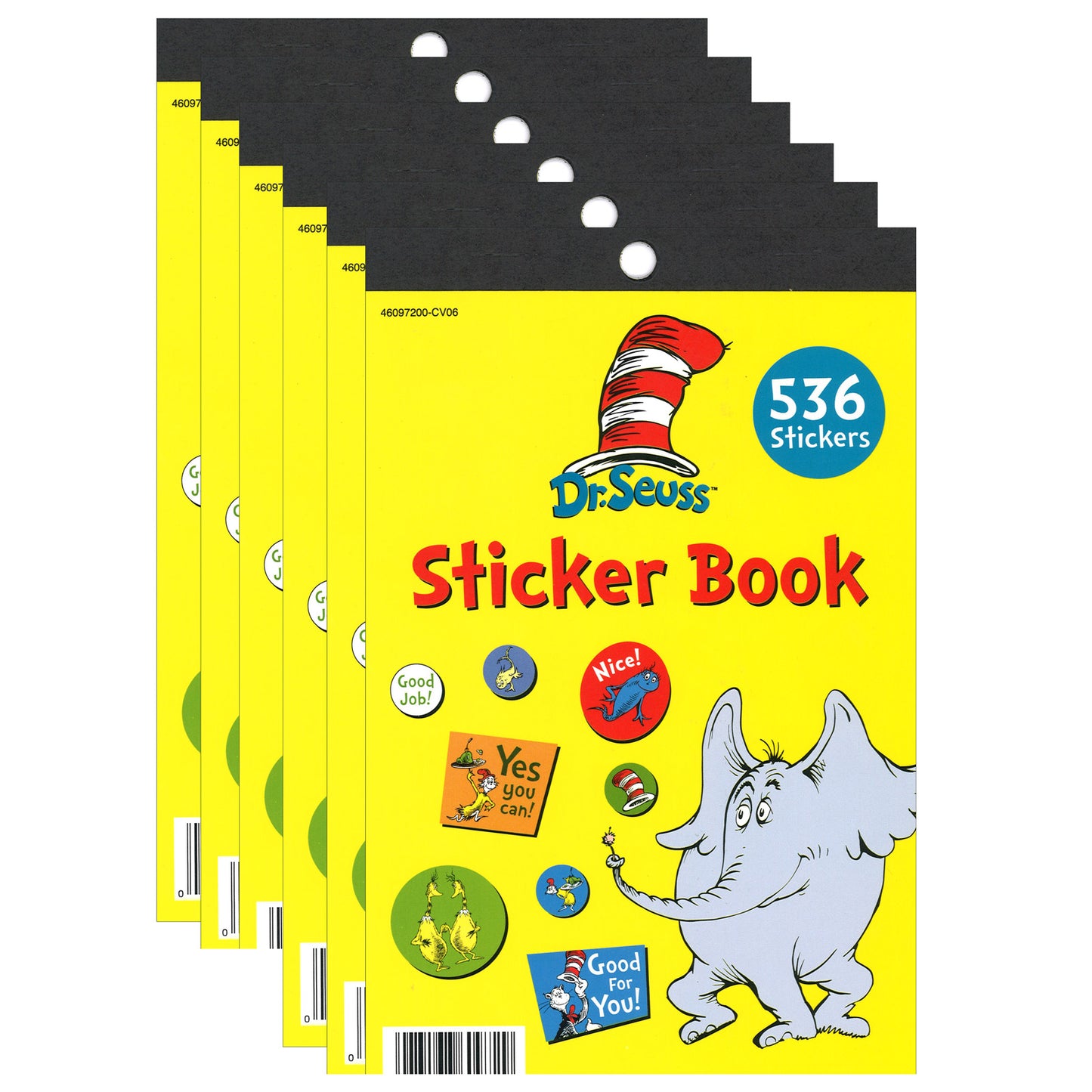 (6 EA) DR SEUSS STICKER BOOK