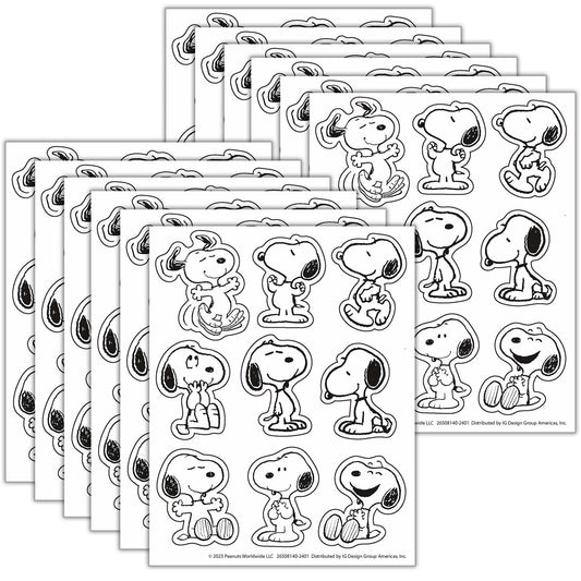 Peanuts® Snoopy Giant Stickers, 36 Per Pack, 12 Packs