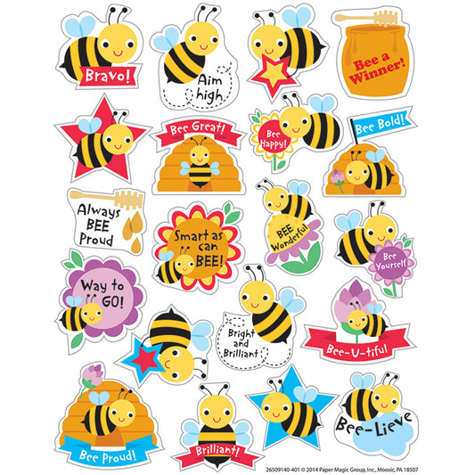 Honey Scented Stickers, Pack of 80