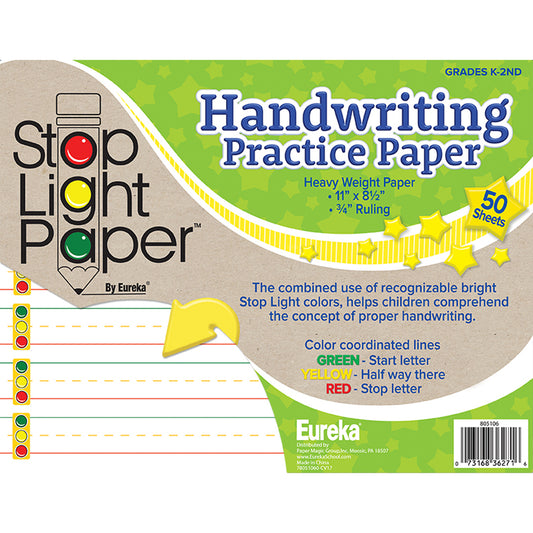 (6 EA) STOP LIGHT PRACTICE PAPER 50CT