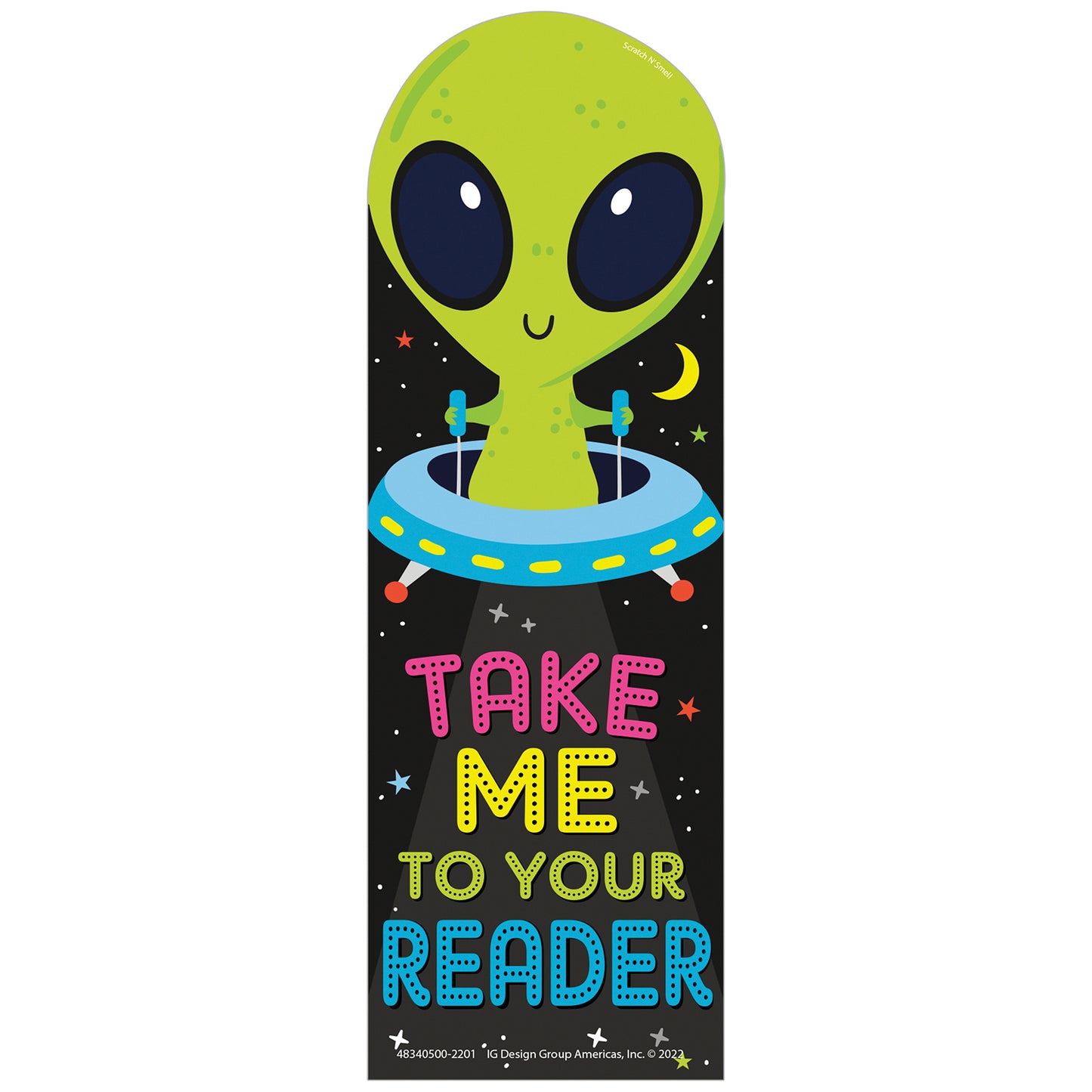 Take Me To Your Reader Green Apple Scented Bookmarks, 24 Per Pack, 3 Packs