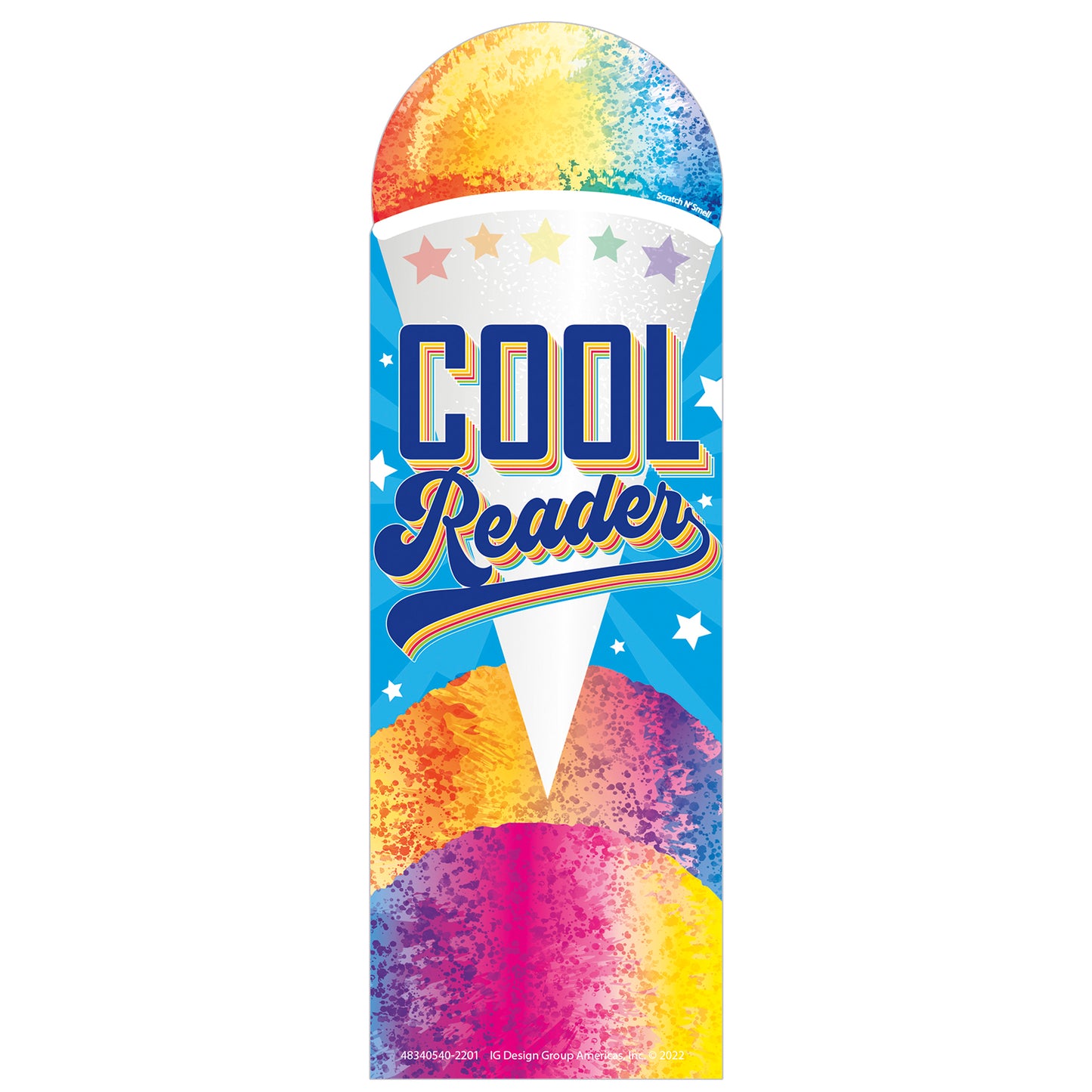 Cool Reader Snow Cone Scented Bookmarks, 24 Per Pack, 3 Packs