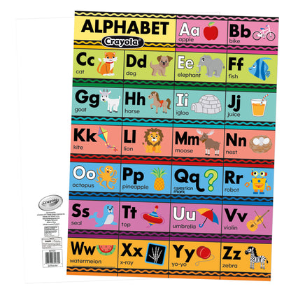 Crayola® Alphabet Chart, 17" x 22"