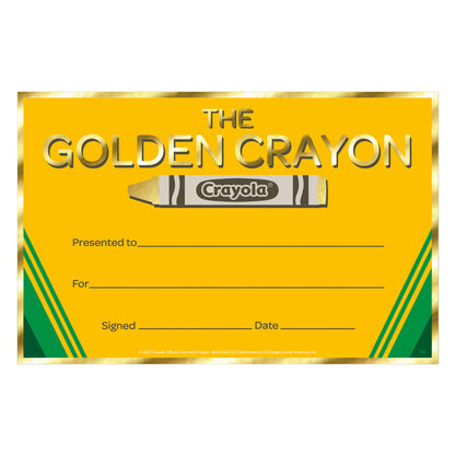 Crayola® Gold Crayon Recognition Award, 36 Per Pack, 6 Packs