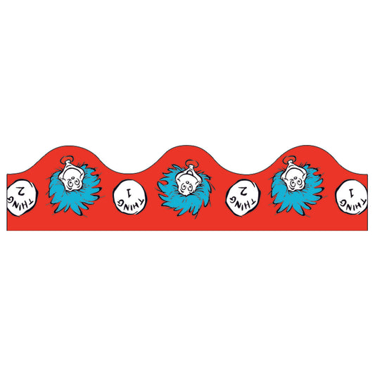 Dr. Seuss™ Thing 1 & 2 Deco Trim®, 12 strips/pkg, Set of 6 packs