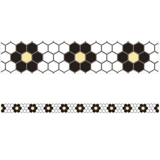 The Hive Floral Mosaic Deco Trim®, 37 Feet