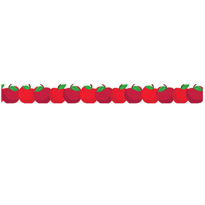 Apple Die-Cut Extra Wide Deco Trim®, 37 Feet Per Pack, 6 Packs