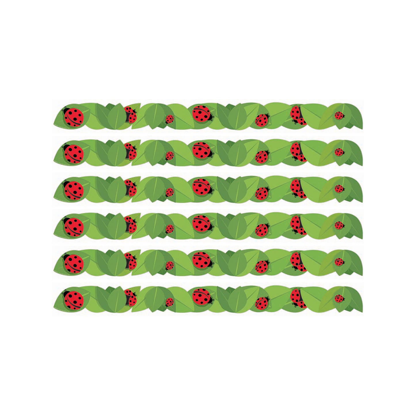 Ladybugs Extra Wide Deco Trim®, 37 Feet Per Pack, 6 Packs