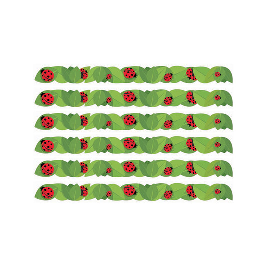 Ladybugs Extra Wide Deco Trim®, 37 Feet Per Pack, 6 Packs