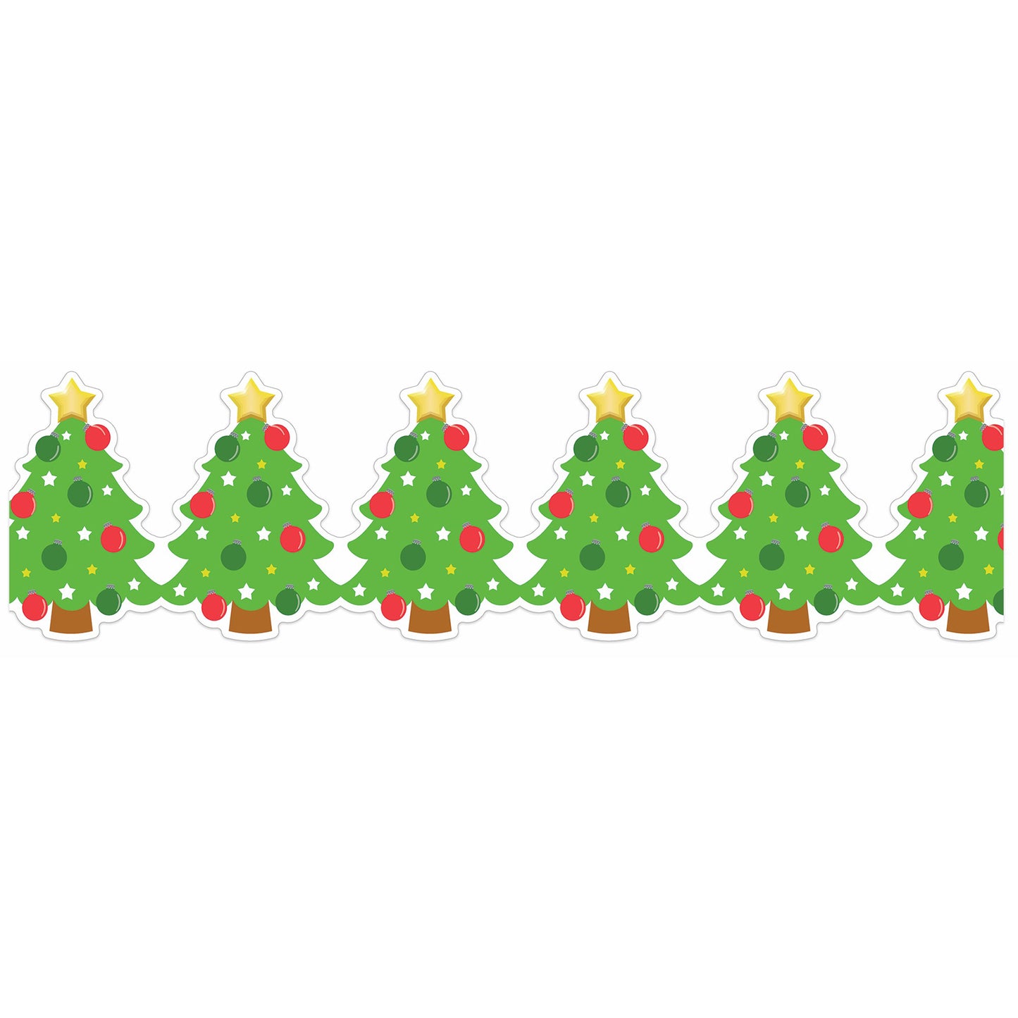 Christmas Tree Extra Wide Deco Trim®, 37 Feet Per Pack, 6 Packs