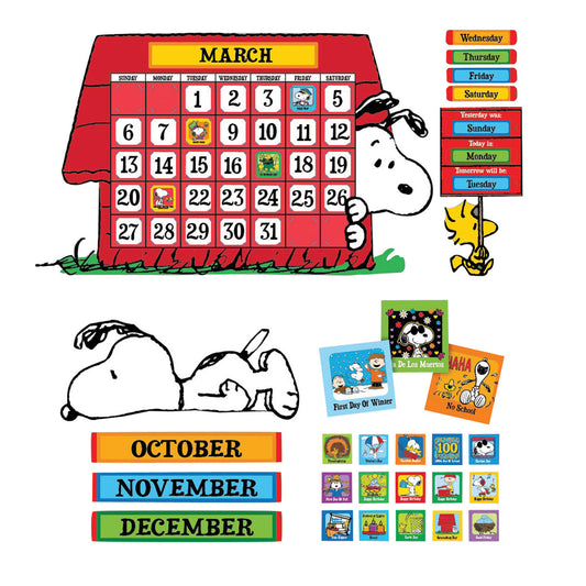 Peanuts® Calendar Bulletin Board Set, 2 Sets