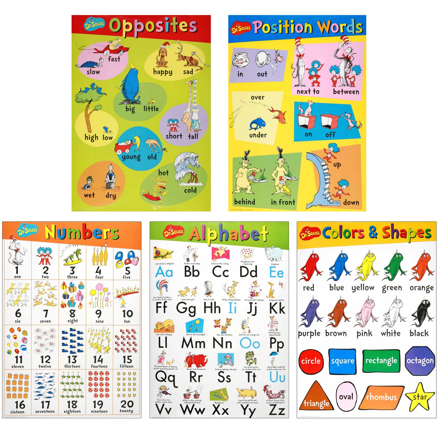 Dr. Seuss™ Beginning Concepts Bulletin Board Set, 2 Sets