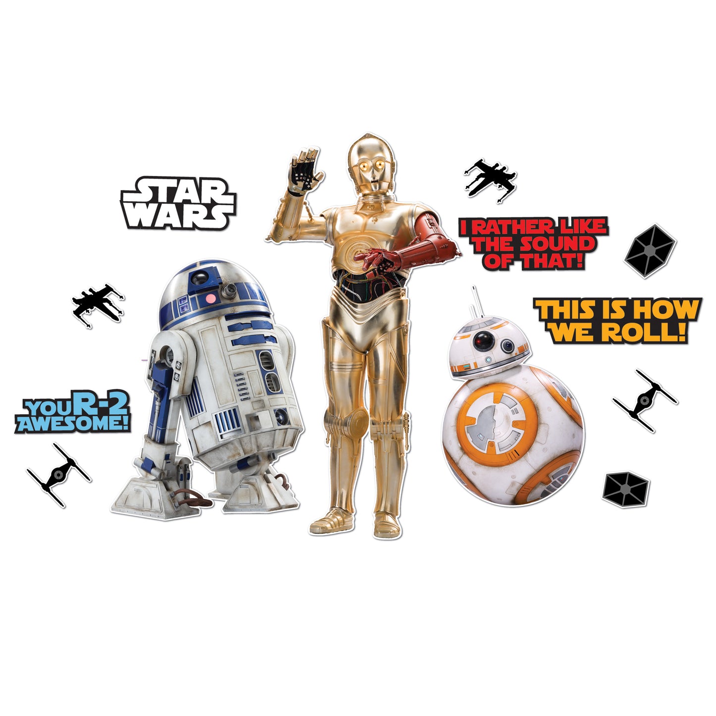 Star Wars™ Droids Bulletin Board Set, 2 Sets