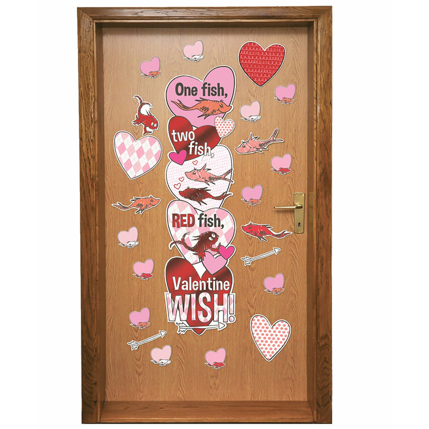 Dr. Seuss™ One Fish, Two Fish Valentine's Day Wish All-In-One Door Decor Kit