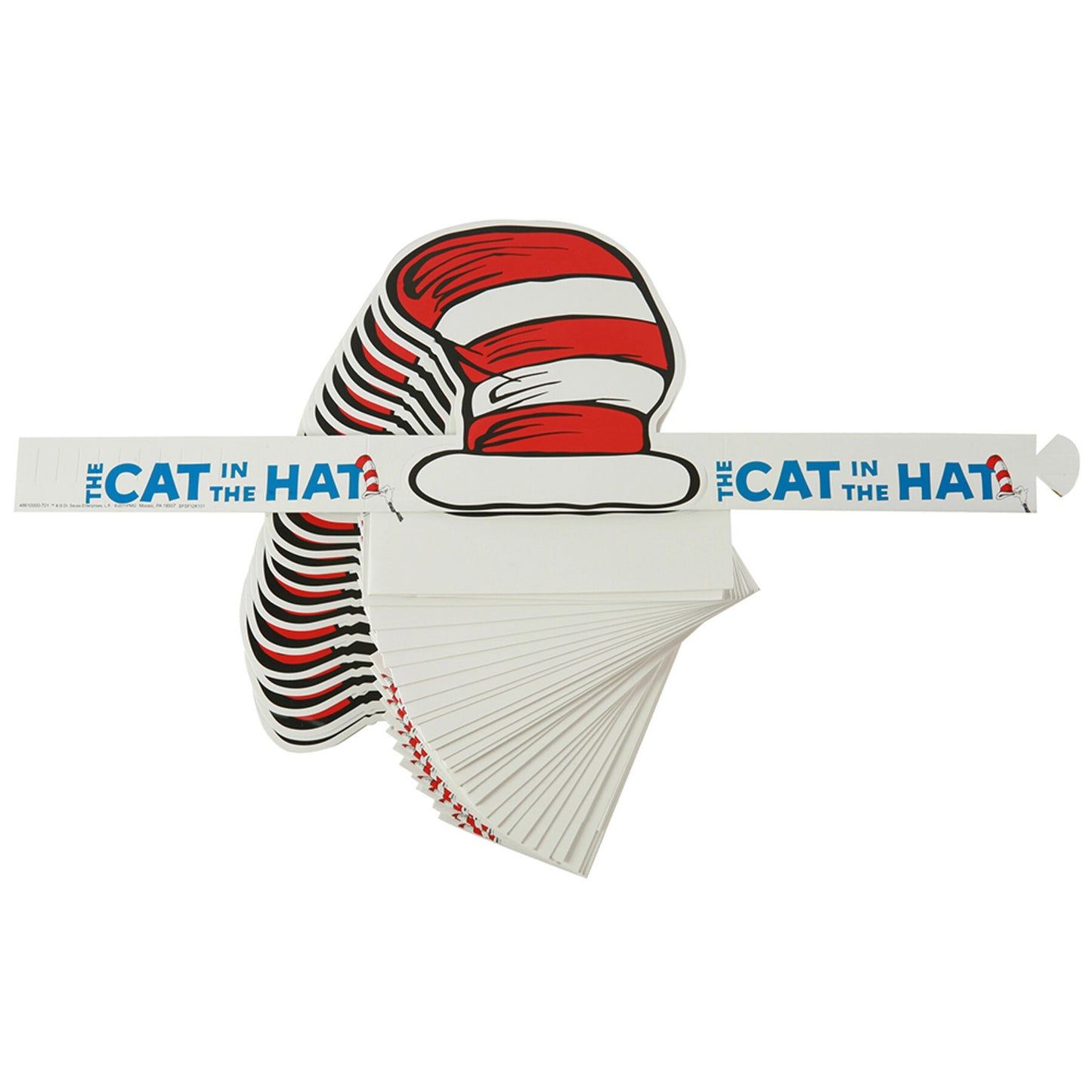 Dr. Seuss™ Cat's Hat Wearable Cut Out Hats, 32 Per Pack, 2 Packs