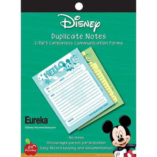 Mickey® Hello Duplicate Notes, 50 forms/pkg, Set of 6 packs