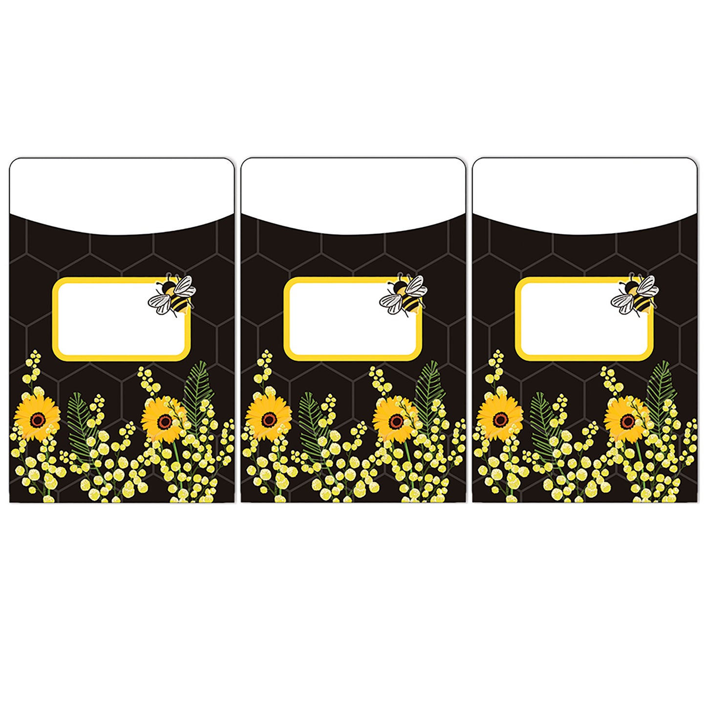 The Hive Library Pockets, 35 Per Pack, 3 Packs