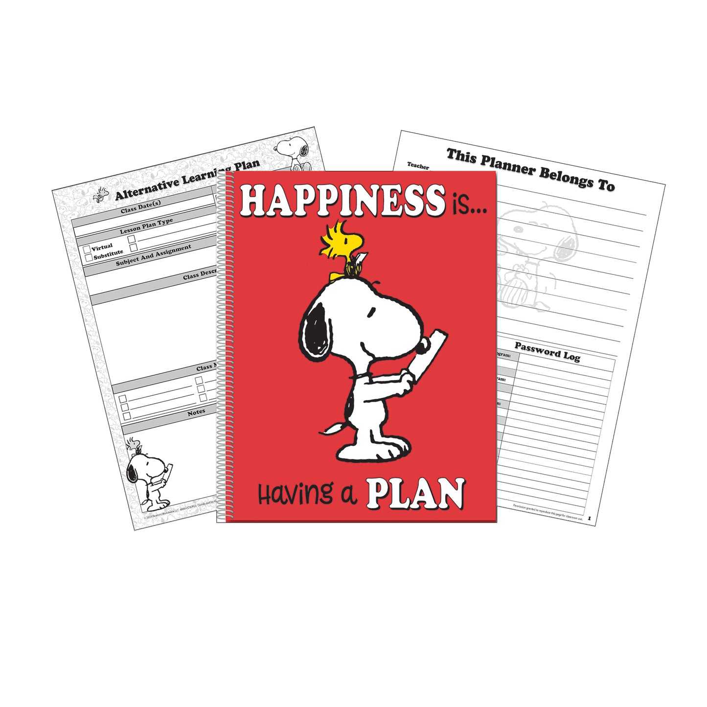 Peanuts® Lesson Plan & Record Book, Pack of 2