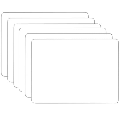 Dry Erase Board, 9.5" x 12", Pack of 6