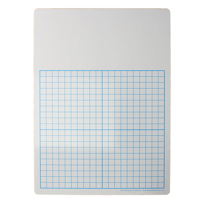 1/2" Graph Dry Erase Board, 11" x 16" Single, Pack of 3