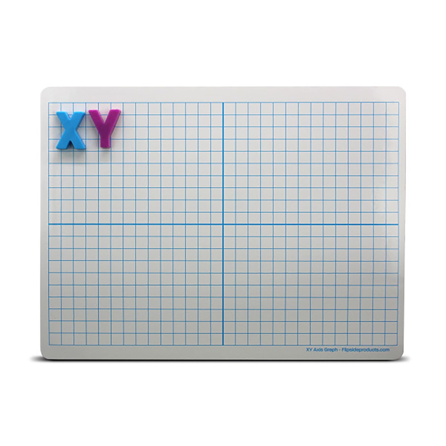 Dry Erase Learning Mat, Two-Sided XY Axis/Plain, 9" x 12", Pack of 48