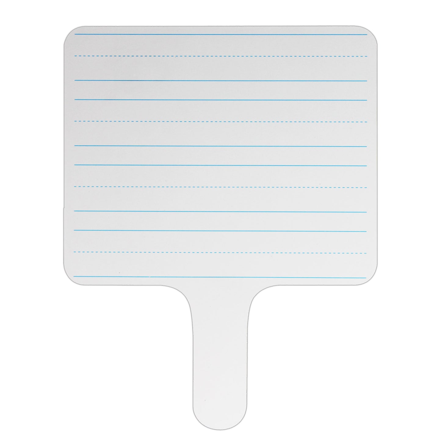 Rectangular Lined Dry Erase Answer Paddle, Class Pack of 24